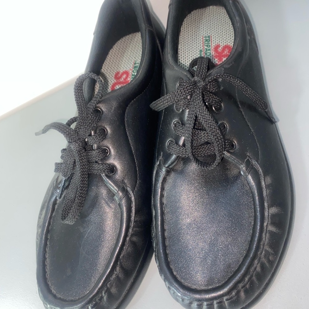 SAS Take Time Black Tripad Comfort Lace Up Sneakers Shoes Women’s Sz 8 M - Picture 3 of 12